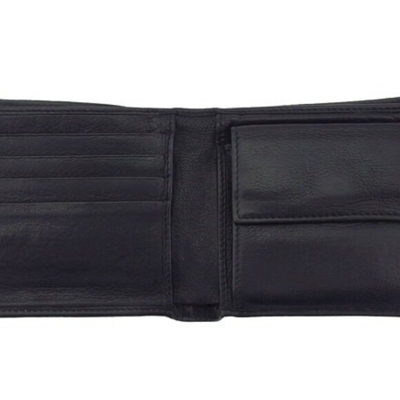 BVLGARI Bifold Wallet Logomania Canvas x Leather Authentic Used - Picture 4 of 10